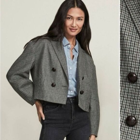Veronica Beard Cropped Wool Blazer Jacket - Picture 8 of 11